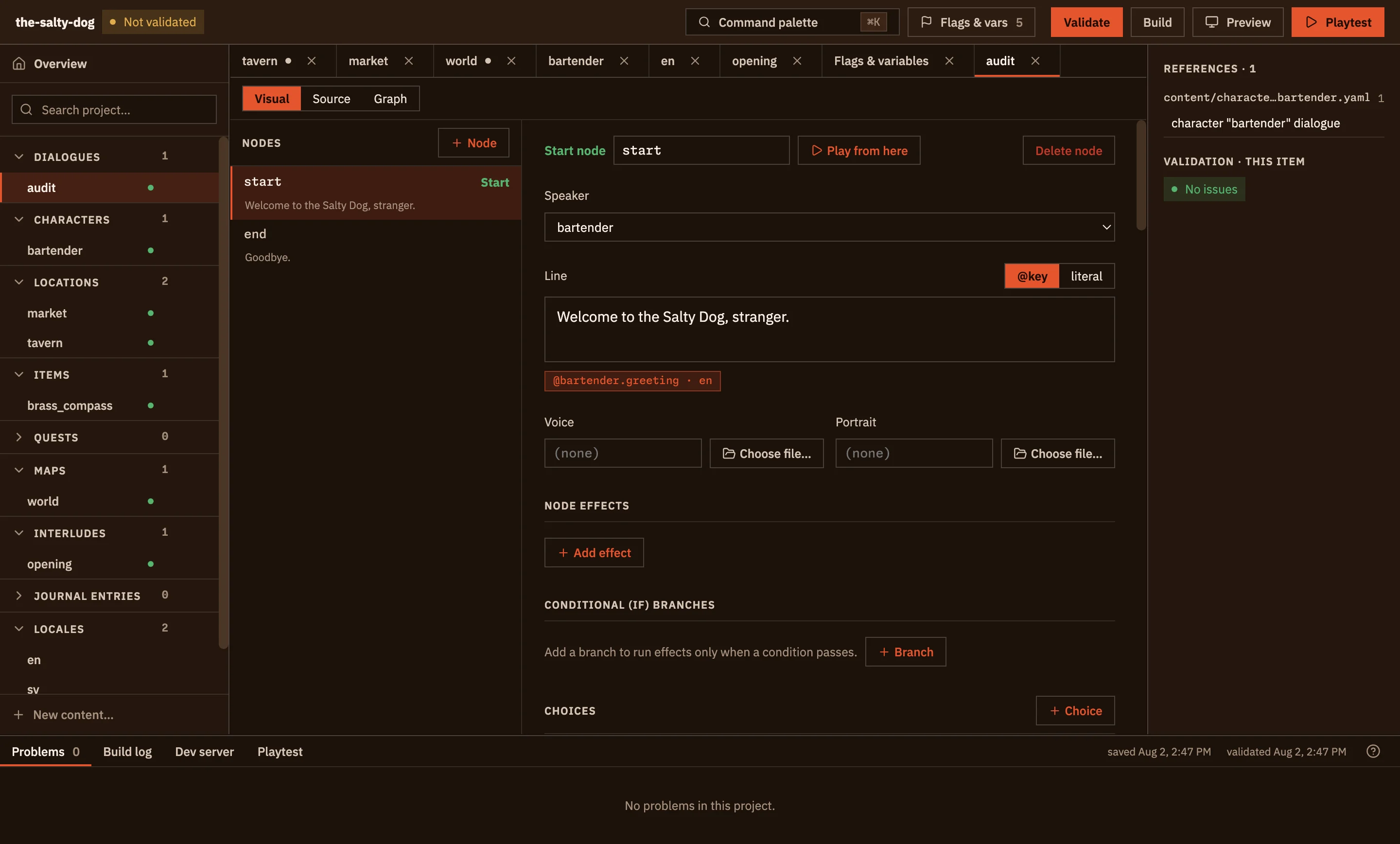 Doodle Studio using the Firelight theme and its default accent color
