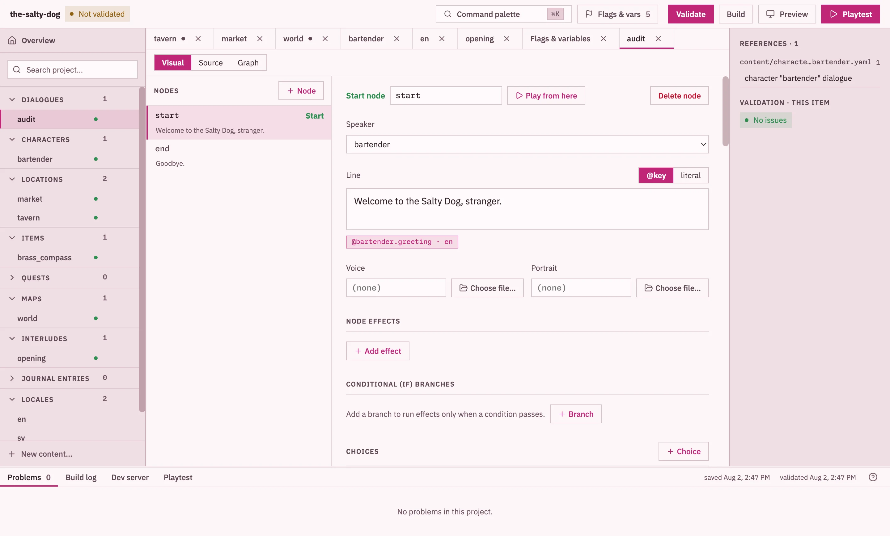 Doodle Studio using the Sakura theme and its default accent color