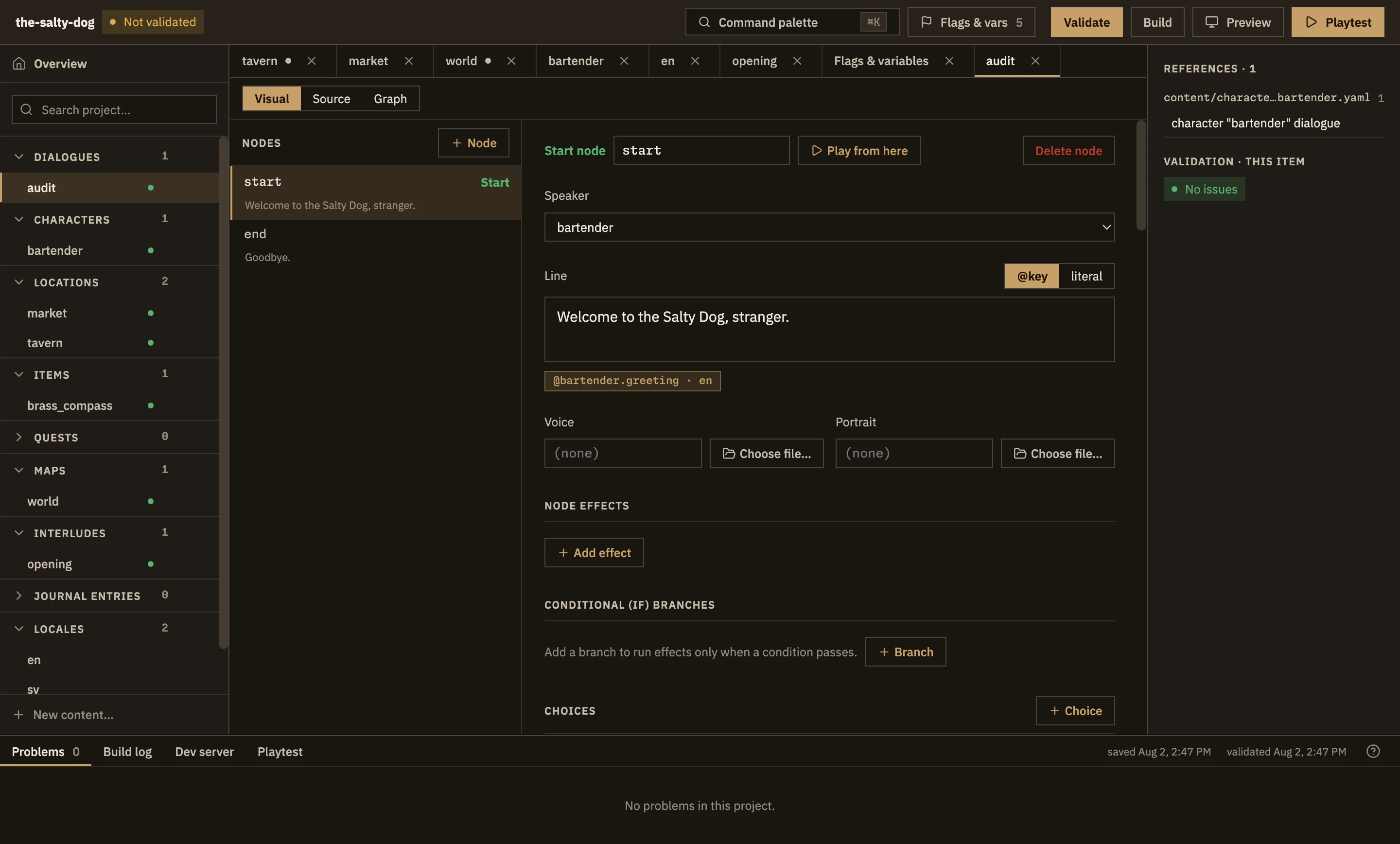 Doodle Studio using the Sepia Noir theme and its default accent color
